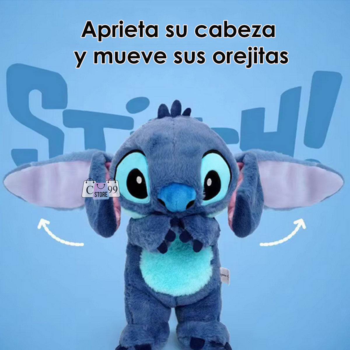 Stitch Peluche De Apego Con Sonido